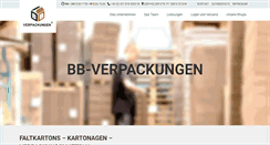 Desktop Screenshot of bb-verpackungen.de